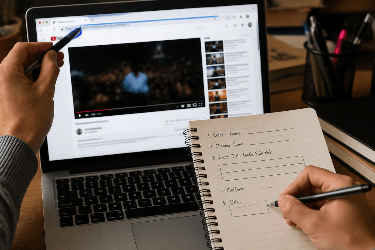 Grab the right details before you format anything