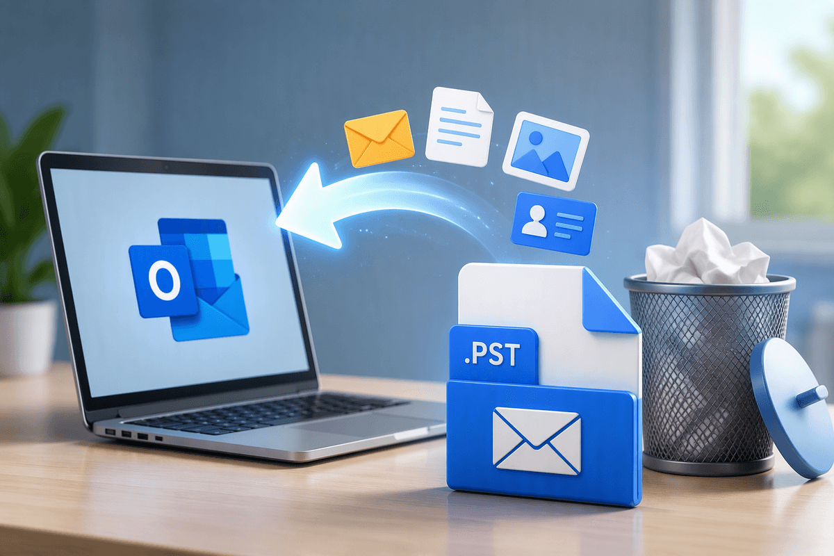 How to Recover Deleted Files from a PST File in Outlook