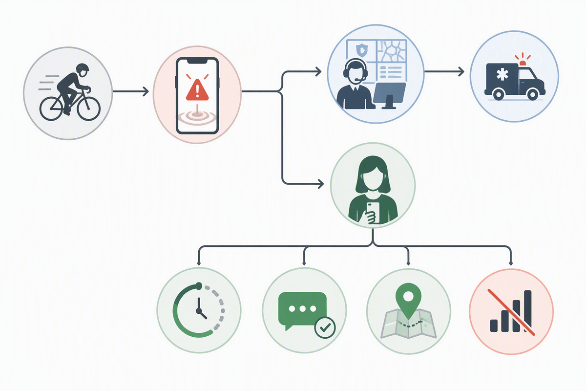 Safety and emergency: crash alerts, roadside help, and trust