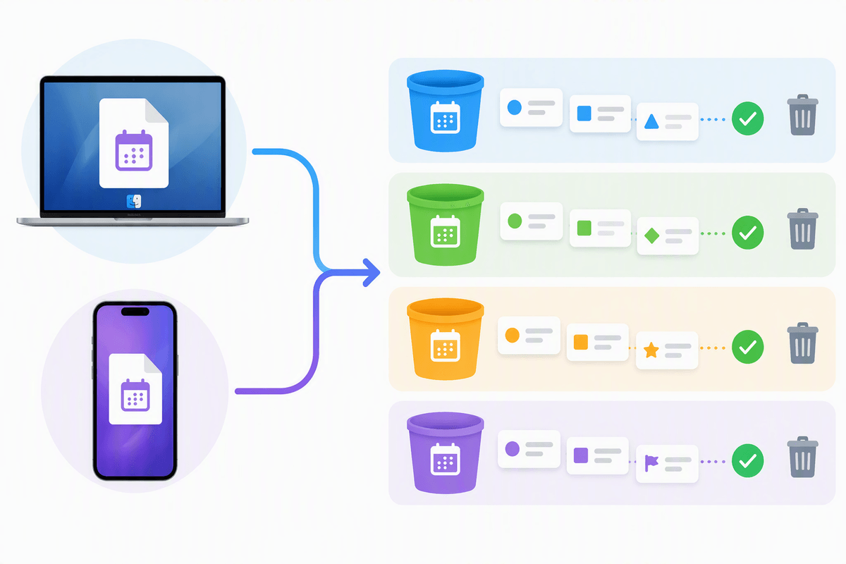 Import ICS into Apple Calendar on Mac and iPhone