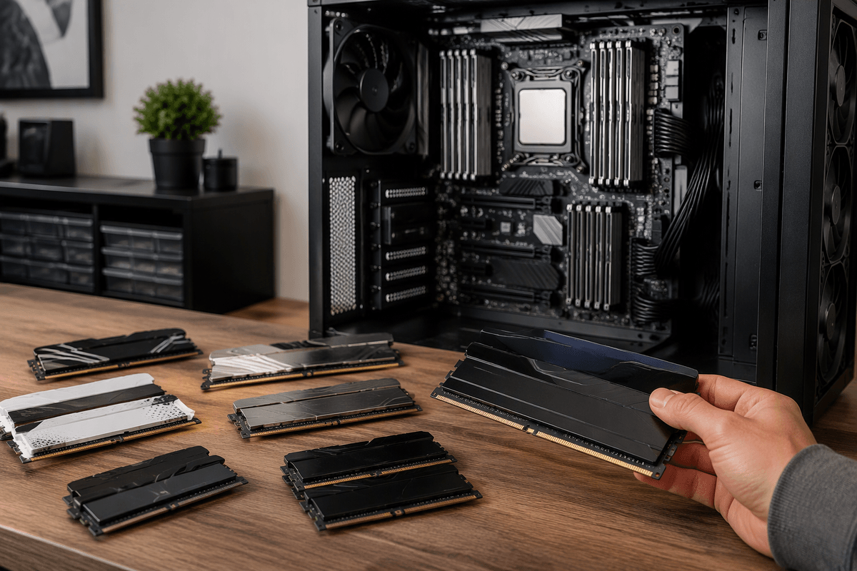 RAM decisions: capacity first, then speed and channel layout